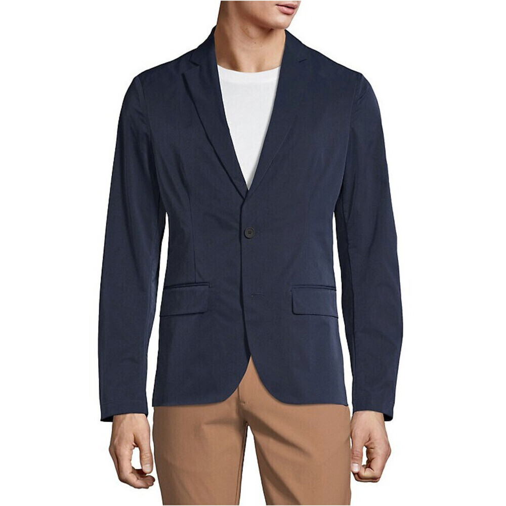 Highline men Packable Nylon SportCoat blazer size S in navy